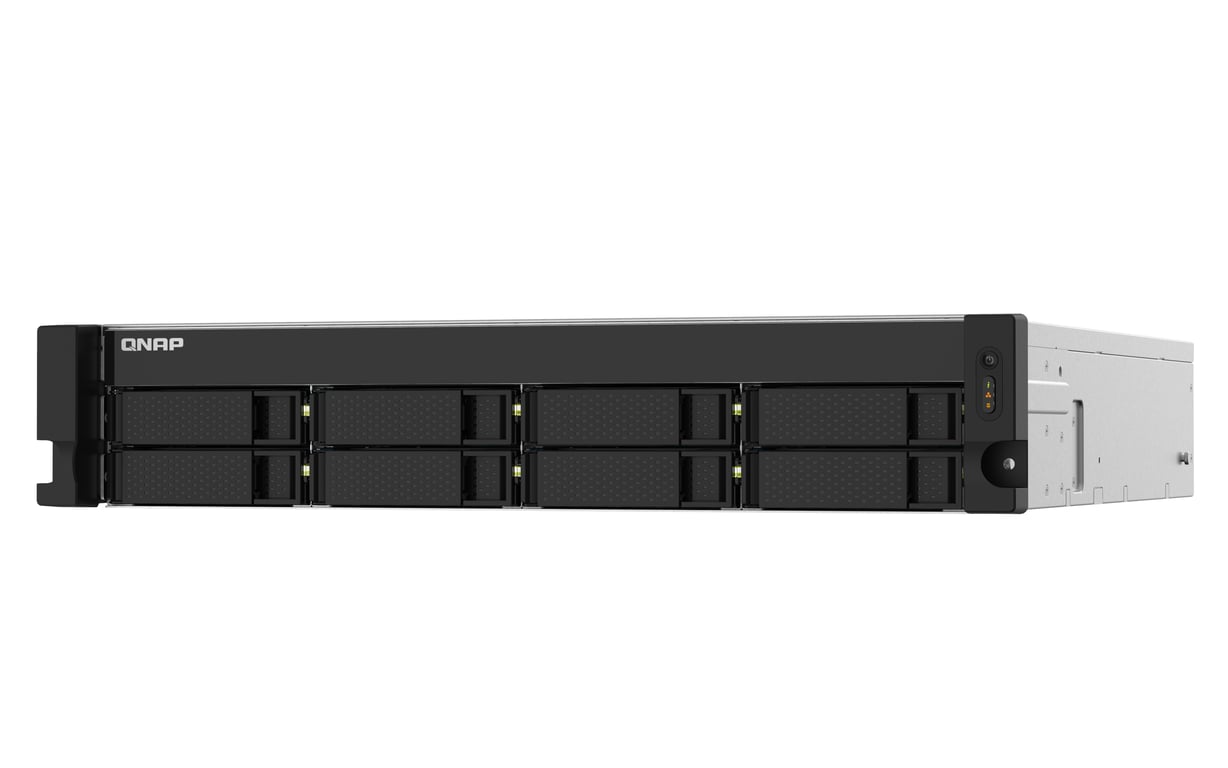 QNAP TS 832PXU NAS Rack 2 U Annapurna Labs AL324 4 Go DDR4 0 To QNAP Turbo System Aluminium Neuf - vue 2