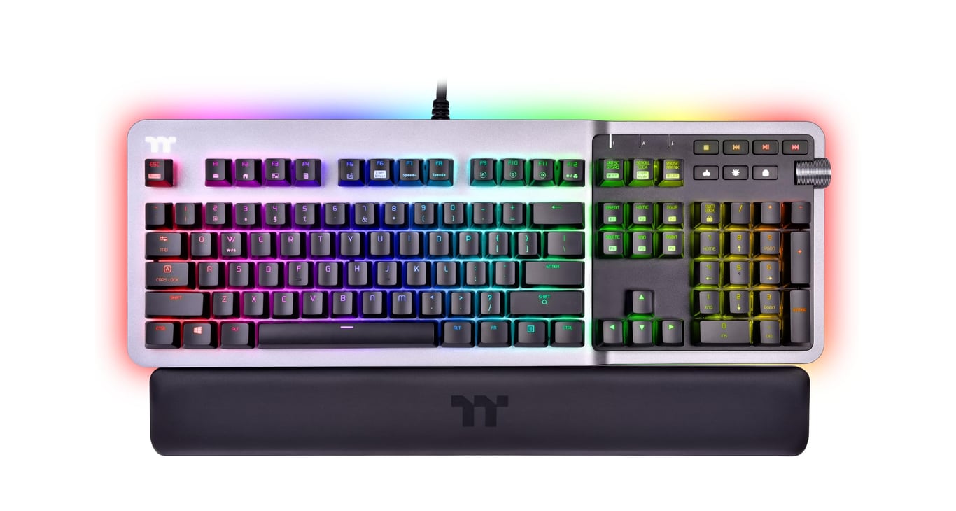THERMALTAKE Clavier Gamer mécanique Cherry MX K5 RGB Neuf