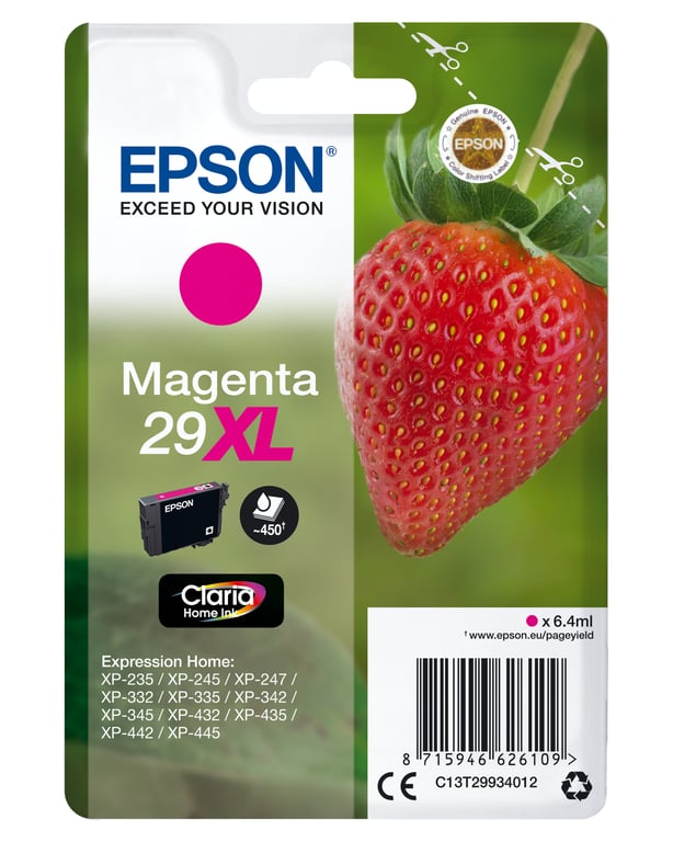 EPSON Cartouche dencre T2993 Fraise C13T29934012 - vue 9