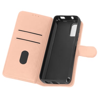 Étui pour Xiaomi Redmi Note 10 / 10s avec Porte-carte Fonction Support Rose champagne