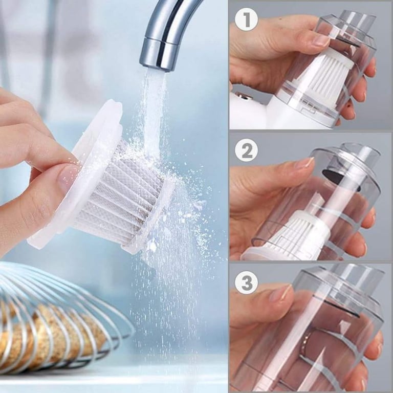 Aspirateur portable sans fil rechargeable Herzberg HG04005 - vue 4