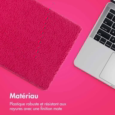imoshion Teddy Hard Cover pour Apple MacBook Air 15 pouces (2023 / 2024 M3 chip / 2025 M4 chip) - Hot Pink