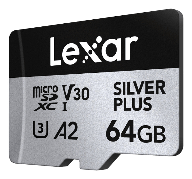 Lexar Professional SILVER PLUS 64 Go MicroSDXC UHS-I Classe 3 - Neuf