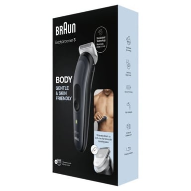 Braun BodyGroomer 3 BG3340 Nero, Grigio