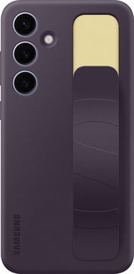 Coque Samsung G S24+ Silicone avec lanière Violet Foncé Samsung