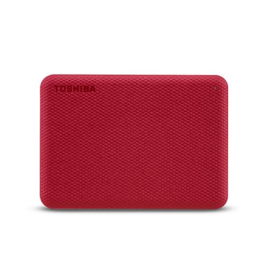Toshiba Canvio Advance disque dur externe 4 To 2.5'' USB Type-A 2.0/3.2 Gen 1 (3.1 Gen 1) Rouge