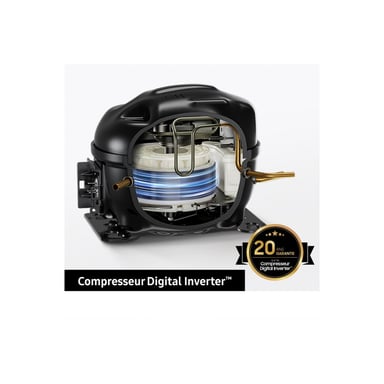 Réfrigérateur multiportes Samsung RF65DG9H0ESR Family Hub 636 L AI Vision Inox anti-trace
