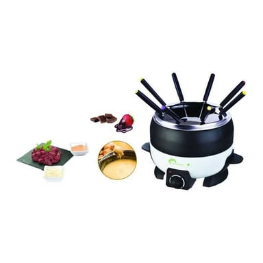 Appareil à fondue électrique Little Balance Happy 8260 800 W 2 L 8 personnes Noir & Blanc