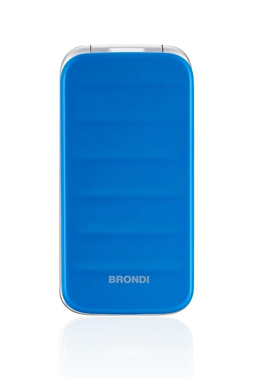 Brondi Fox 4,5 cm (1.77 ) 74 g Bleu, Argent Téléphone numérique - Neuf