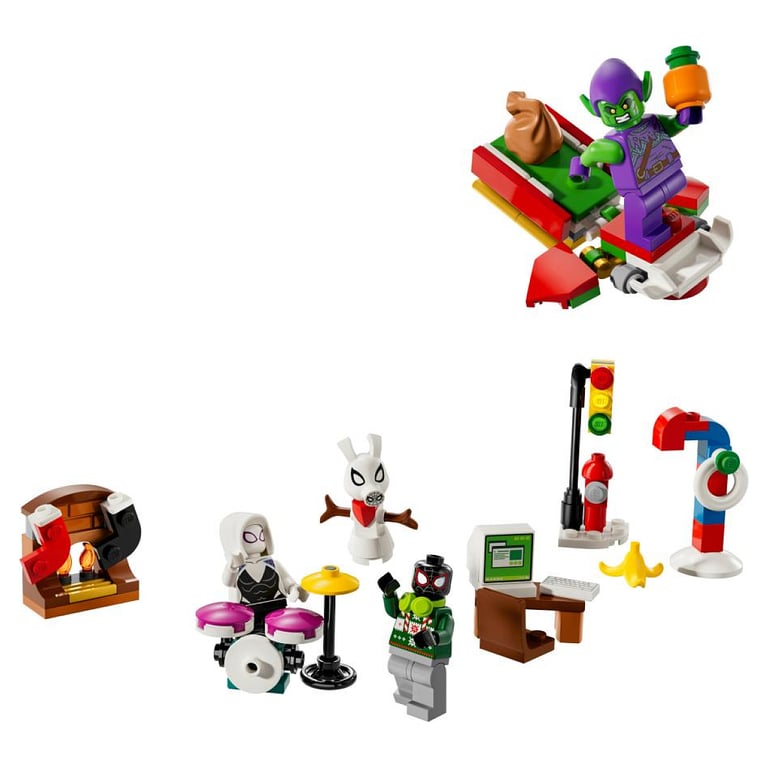 LEGO Marvel 76293 Calendrier de 'Avent Spider Man 2024 - vue 4