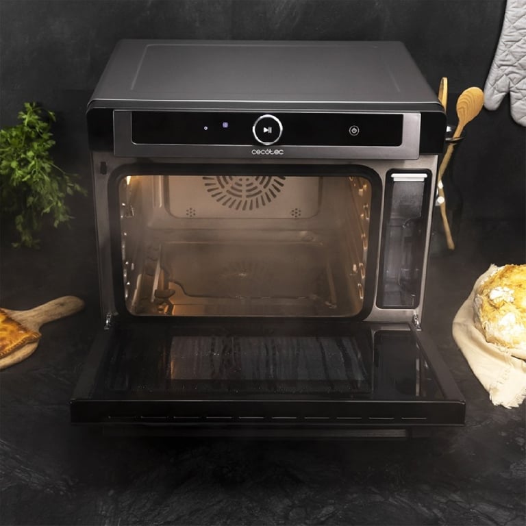 Four à vapeur Cecotec Bake&Steam 4000 Combi Gyro. Four 3 en 1: fusion vapeur convection et friteuse à huile capacité 40 litres 7 fonctions puissance - vue 3