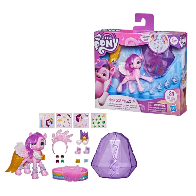 Hasbro My Little Pony Movie Crystal Adventures Princess Petals F17855L0 Neuf - vue 3