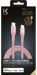 Câble USB-C vers Lightning certifié MFi Apple métallisé tressé Charge/sync (1M), Or Rose