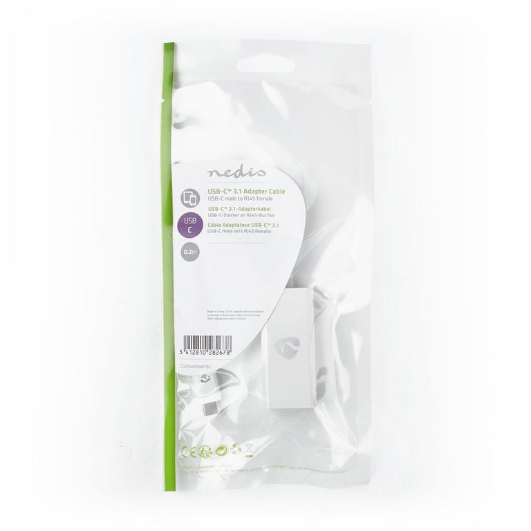 Nedis Adaptateur réseau USB C / RJ45 - vue 3