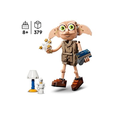 LEGO Harry Potter 76469 Dobby l'elfo libero 2-in-1 figura da costruire 379 pezzi Nero