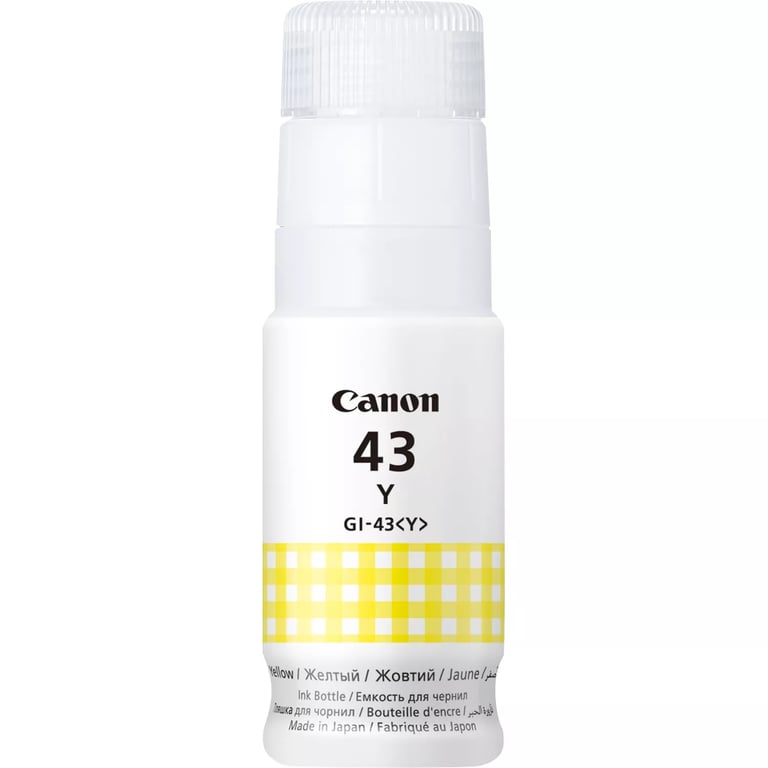 Canon Bouteille d'encre GI43 Jaune - vue 2