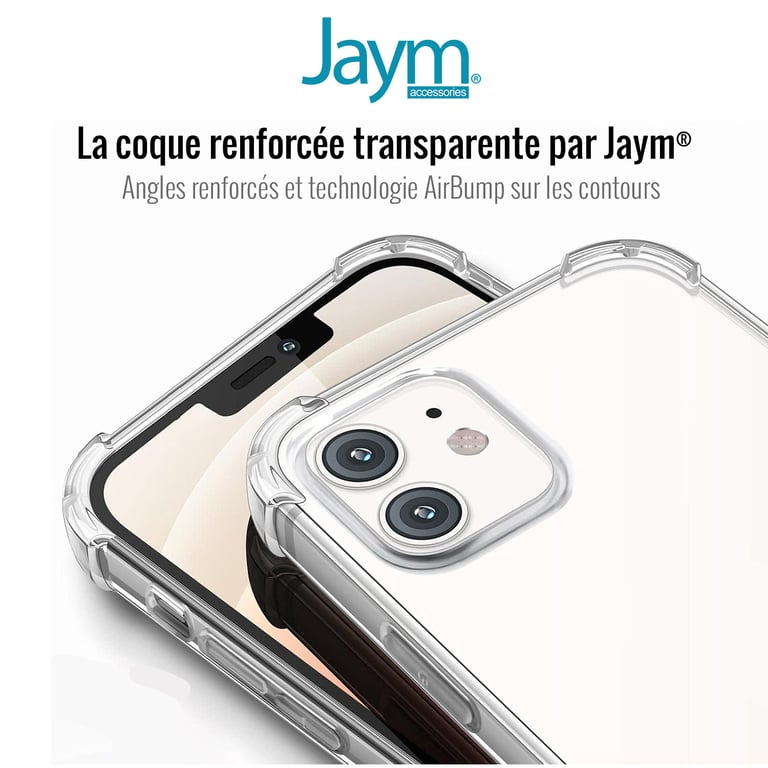 JAYM - Coque Renforcée compatible avec [GALAXY A03 4G] - Souple et résistante - Certifiée 2 Mètres de chute - Transparente