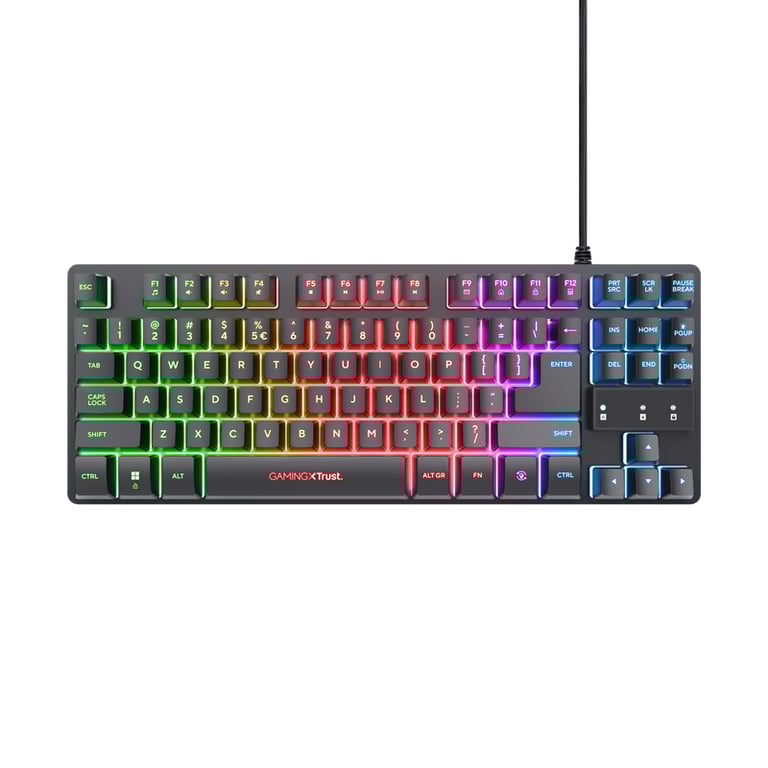 Clavier gaming éclairé Trust GXT 833 Thado - vue 4