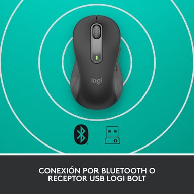 Logitech Signature M650 Ratón inalámbrico RF izquierdo + Bluetooth Óptico 2000 DPI