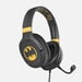 OTL Technologies DC Comics Batman Pro G1 Casques Avec fil Arceau Gaming Noir, Or