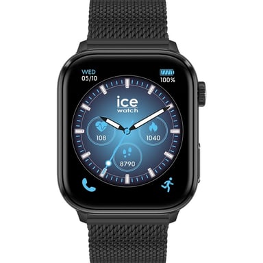 Orologio connesso Ice Watch ICE SMART 3.0 - GPS e Strava integrati - 1,78'' - Nero milanese