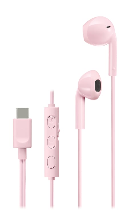 JVC HA-FR17UC Casques Avec fil Ecouteurs Appels/Musique USB Type-C Rose - Neuf