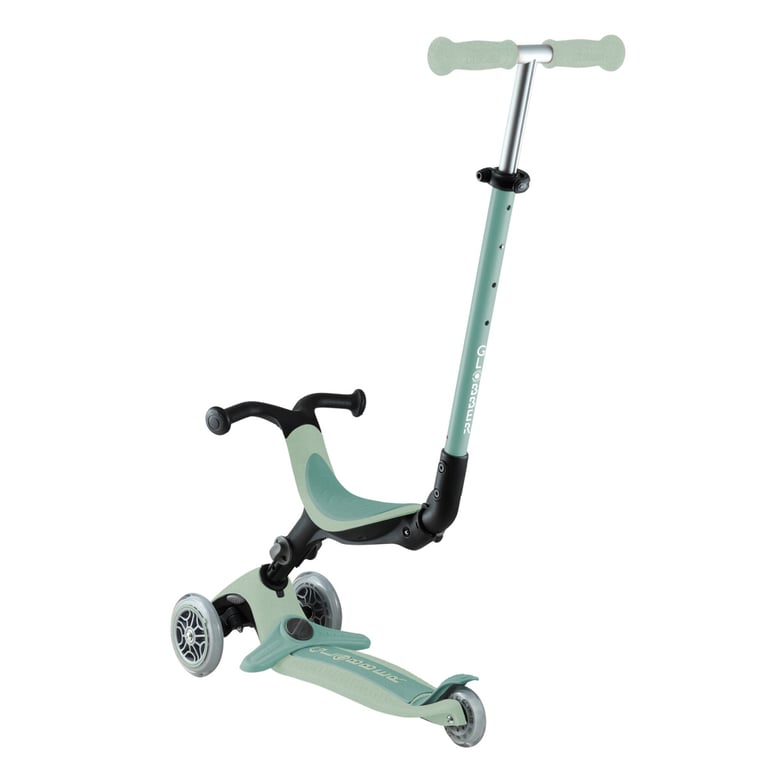 Trottinette 3 roues évolutive GLOBBER ACTIVE ECOLOGIC Cassis Plastique recyclé Porteur Siège large à - vue 2
