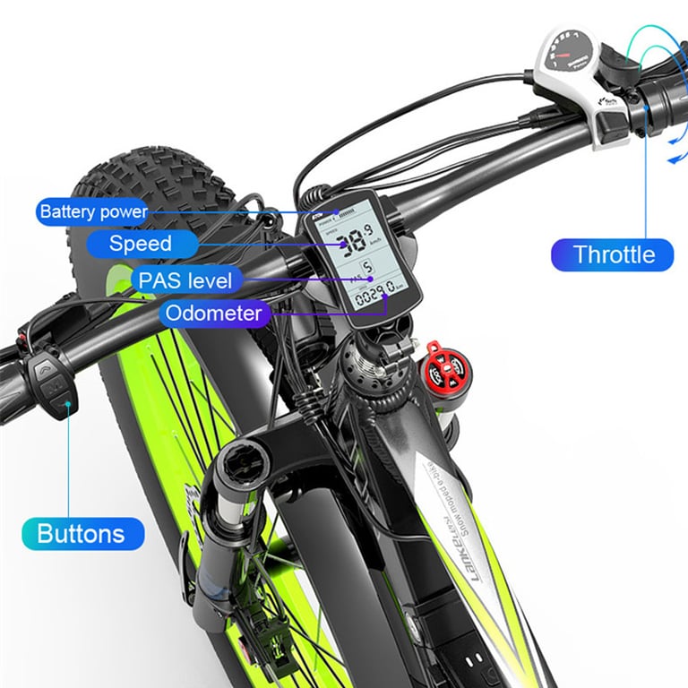 VTT Électrique Lankeleisi XC4000 – Moteur 1000 W, Batterie 48 V 17,5 Ah - vue 2