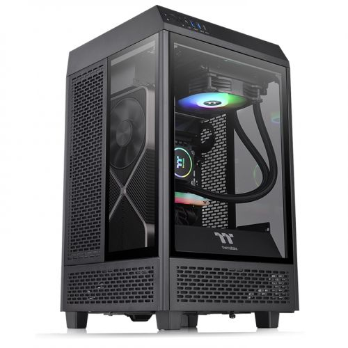 Thermaltake The Tower 100 Mini Tower Noir - Neuf