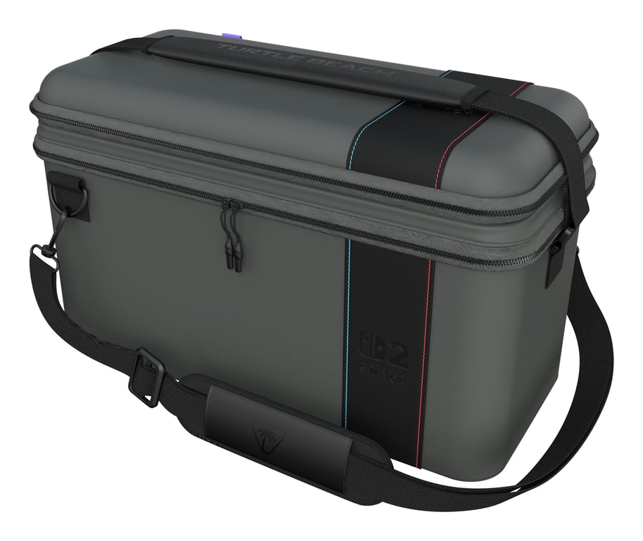 Turtle Beach PlayTrek Étui 2-en-1 Charcoal Black sous licence officielle de Nintendo pour protéger votre Nintendo Switch 2 - Neuf
