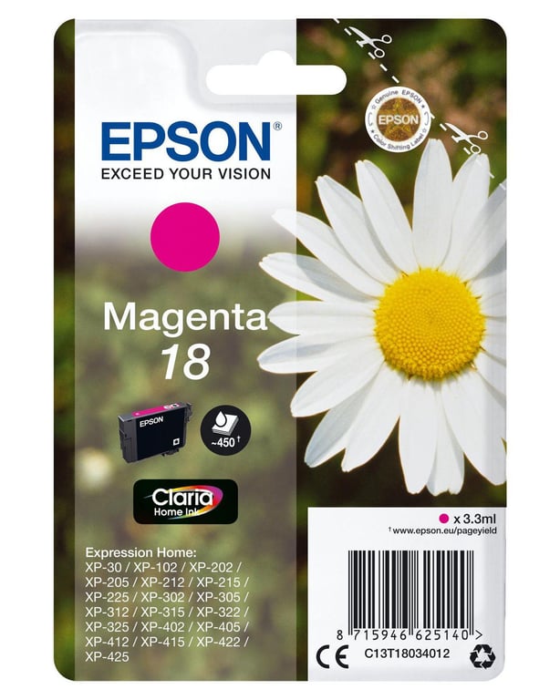T18034012 INK MAGENTA CL.HOME 18 - Neuf
