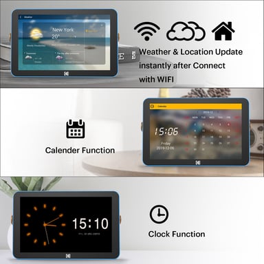 KODAK RWF-108 - Marco de fotos digital conectado de 10 pulgadas Azul