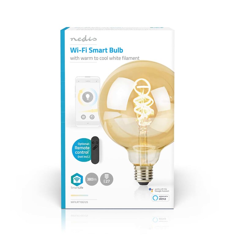Ampoule Connectée Wi Fi LED 360lm E27 SmartLife Forme de Globe Neuf - vue 3