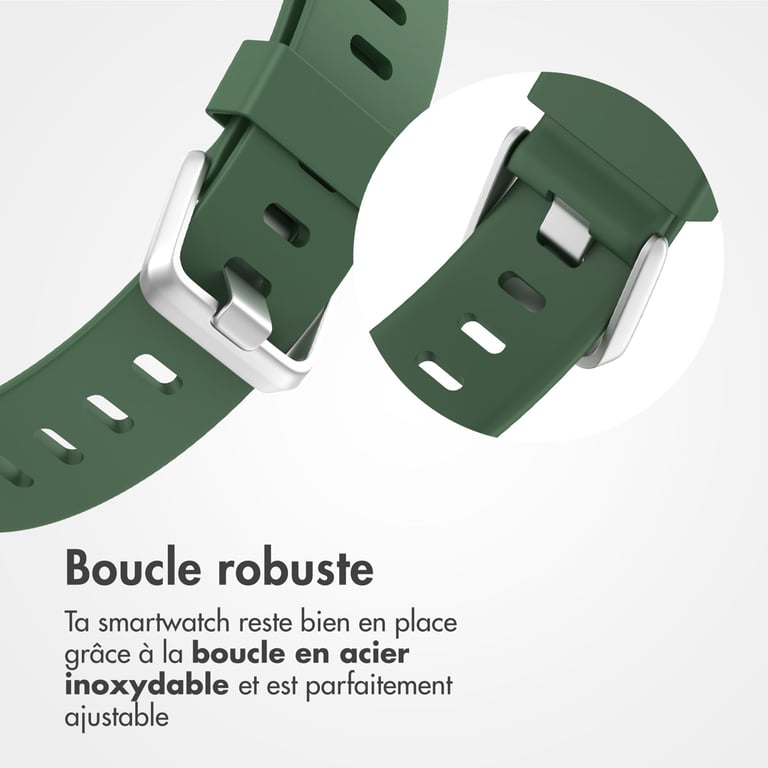 Bracelet Fitbit Versa 2 / Versa Lite Taille L en silicone - vue 5