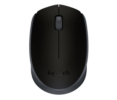 Logitech M171 Black-K Ratón inalámbrico RF ambidiestro óptico 1000 DPI