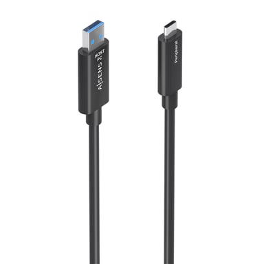 AISENS A157-0925 câble USB USB 3.2 Gen 2 (3.1 Gen 2) 15 m 2 x USB A USB C Noir