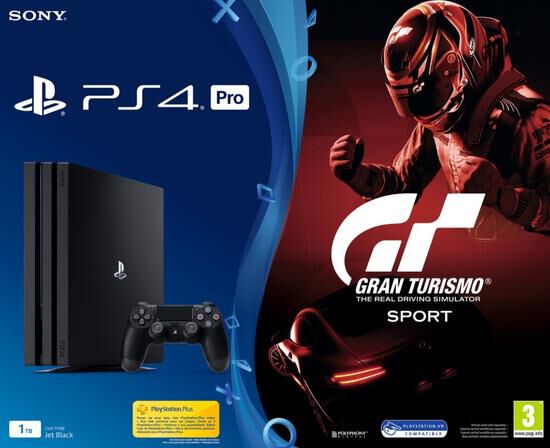 PS4 1 To Pro + Gran Turismo Sport - Sony