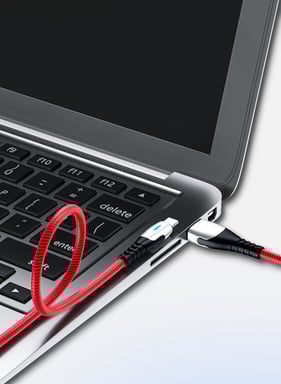 Cable Chargeur Ultra Rapide 2m Micro USB Metal pour Smartphone Android Very Fast Charge 3A (NOIR)