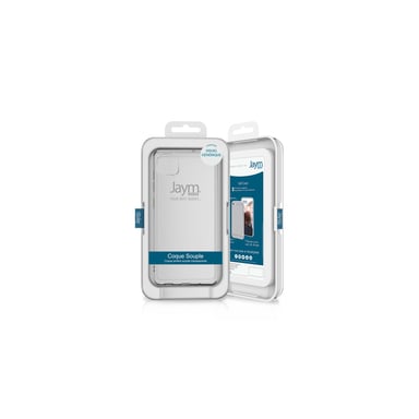 JAYM - Coque Souple Transparente pour Apple iPhone 12 Pro Max (6.7) – Souple et résistante - Traitement Anti-jaunissement – Anti-bulles