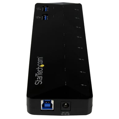StarTech.com Hub USB 3.0 (5Gbps) a 10 porte con porte di ricarica e sincronizzazione - 8 porte USB-A, 2 porte USB-A a ricarica rapida - Hub USB multiporta alimentato