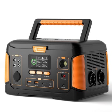Stazione di alimentazione portatile Flashfish J1000Plus, potenza 1000W, capacità 932,4Wh, batteria agli ioni di litio.