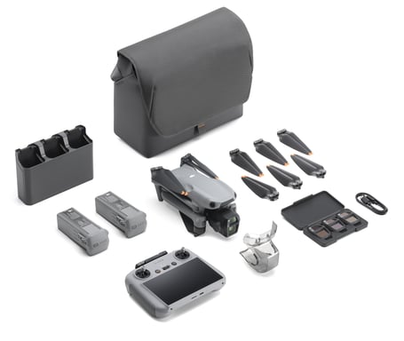 DJI Air 3s Fly More Combo 4 rotores Cuadricóptero 50 MP 3840 x 2160 Pixeles 4276 mAh Gris