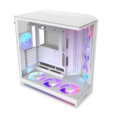 NZXT H9 Flow RGB+ Midi Tower Blanco