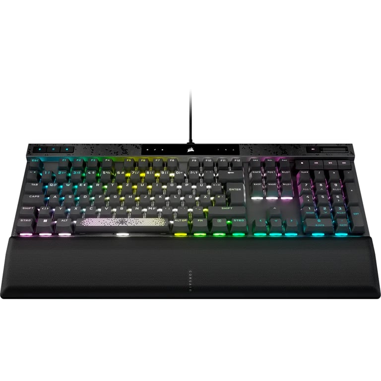 Corsair K70 Max RGB Clavier de Jeu Magnétique Mécanique Filaire Commutateurs MGX avec Activation Réglable Mode Déclenchement Rapide Touches PBT Double Shot QWERTY NA Layout Acier - vue 2