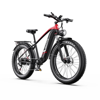 VéLo Électrique F26 Lite | Vitesse Max 25 km/h | Autonomie 50 km | Moteur 250W | Batterie 48V 20Ah | Pneus 26 Pouces | Noir