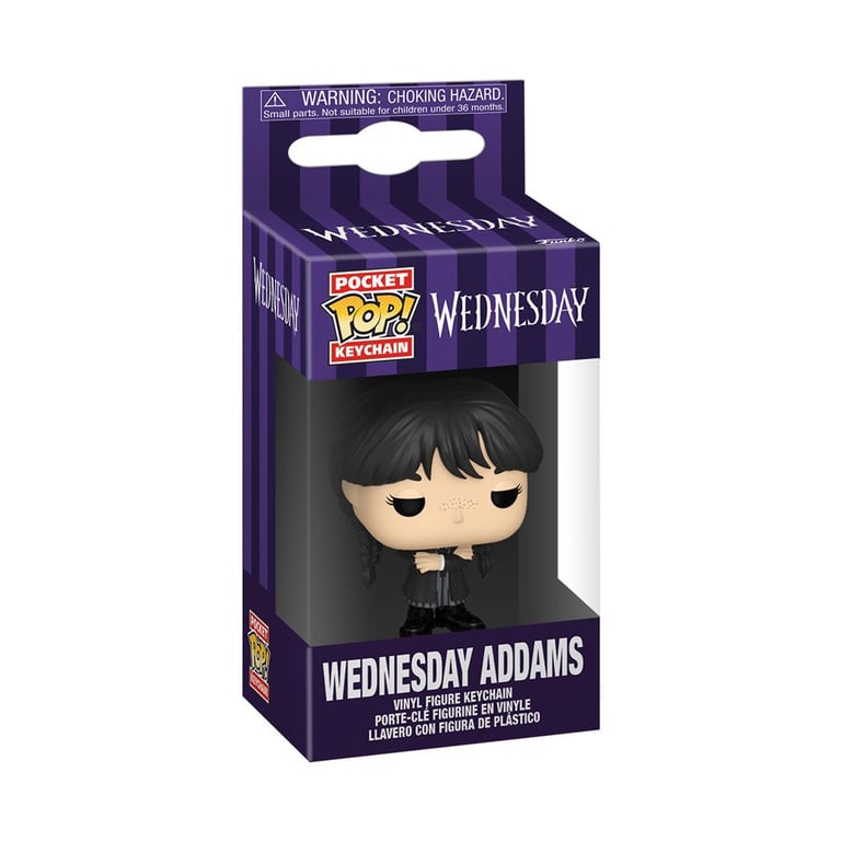 Funko Pop! Keychain: Wednesday Wednesday Mini Figurine en Vinyle à Collectionner Porte clés Fantaisie Cadeau de Noël Idée de Cadeau - vue 9