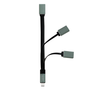 HUB USB TIPO C A CODA CON 2 PORTE USB 2.0 E 1 PORTA USB 3.0