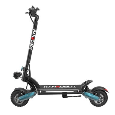 Patinete eléctrico Nanrobot D6+ 2.0 para adultos - Motor dual de 2000 W, batería de 52 V y 26 AH