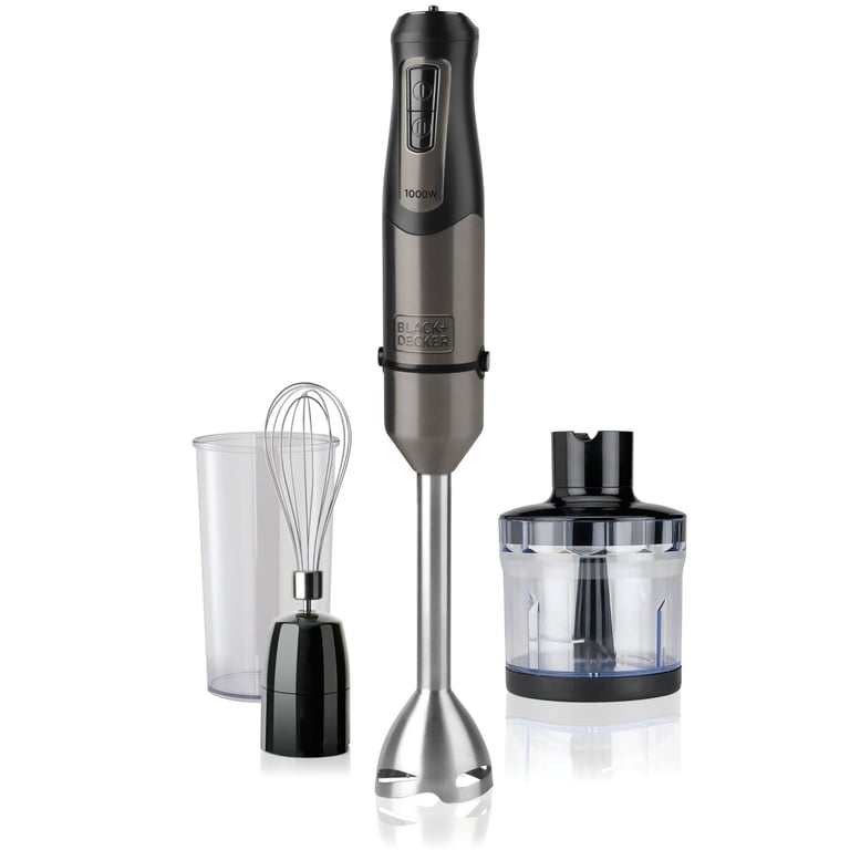 Mixeur Plongeant Black & Decker BXHB1000E – 1000W, 20 Vitesses, Pied Amovible - vue 4