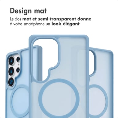 imoshion Coque Color Guard avec MagSafe pour Samsung Galaxy S25 Ultra - Bleu clair